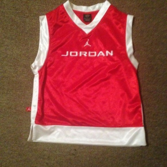 Jordan jersey for boys, Red white color, Nice!